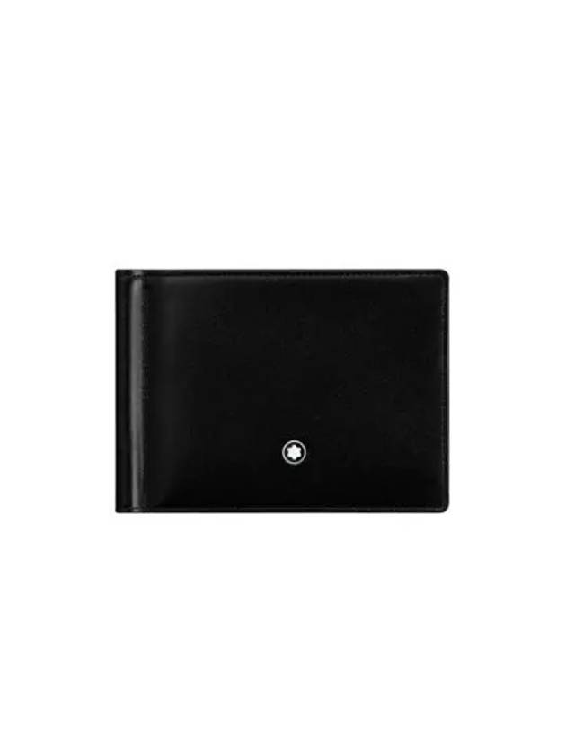 몽블랑 마이스터스튁 6cc 머니 클립 반지갑 블랙 Montblanc Meisterstuck 6cc Money Clip Wallet Black