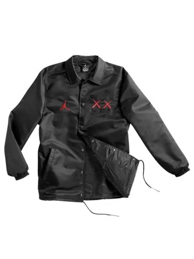 조던 x 카우스 코치 자켓 블랙 US EU Jordan x Kaws Coaches Jacket Black US EU