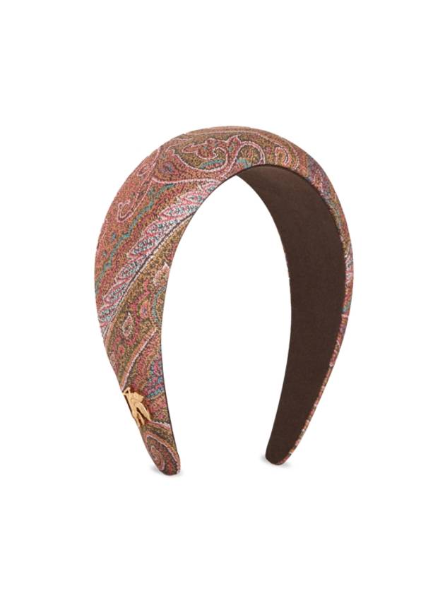 Etro Paisley Hair Band With Pegaso