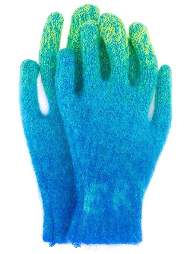 Erl 풀 핑거 그라데이션 니트 장갑