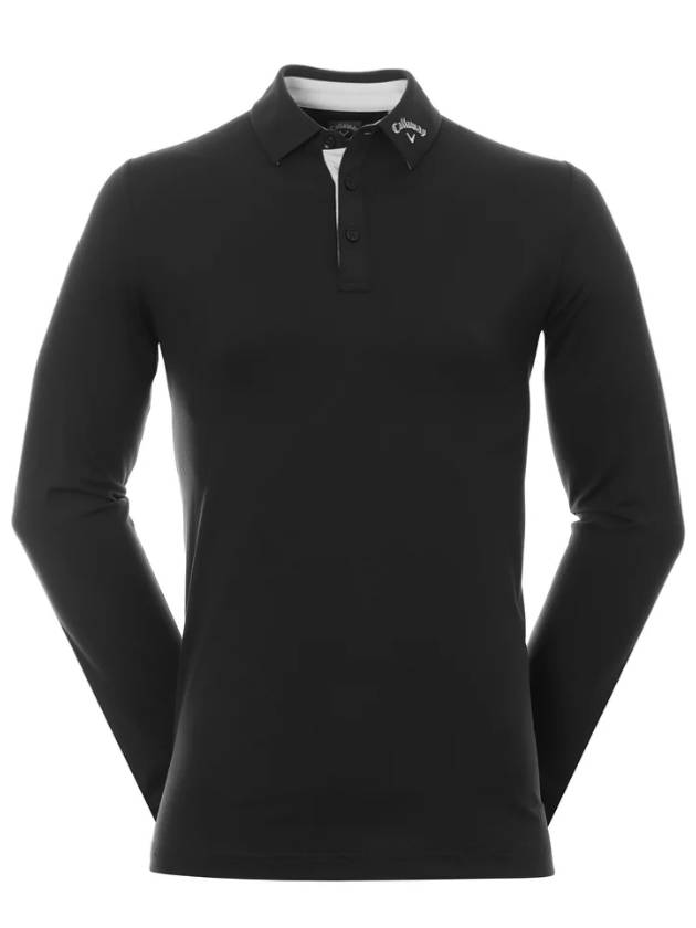 캘러웨이 골프 남성 긴팔 카라 셔츠