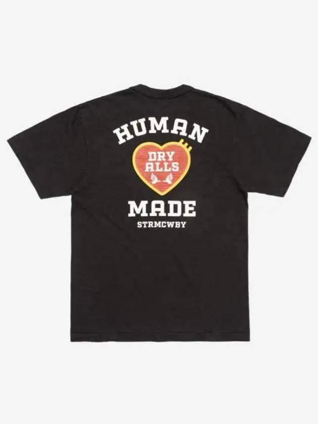 휴먼 메이드 그래픽 티셔츠 07 블랙 Human Made Graphic T Shirt 07 Black