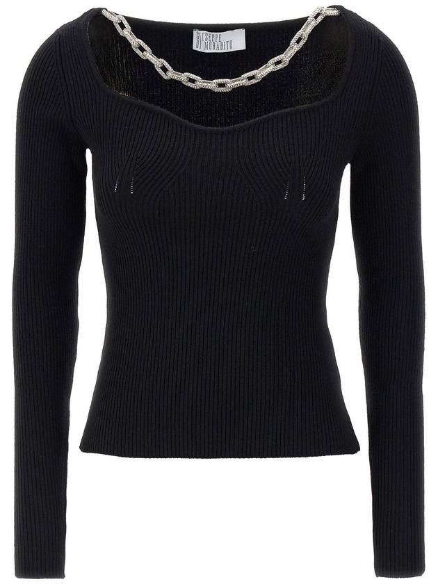 Giuseppe Di Morabito - Jewel Chain Sweater Sweater, Cardigans