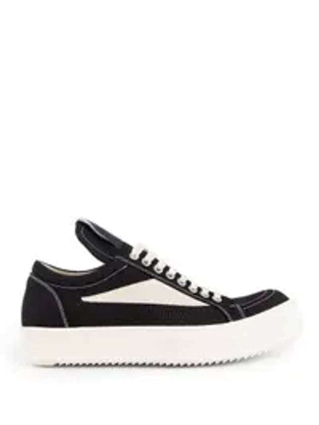 릭오웬스 트라이앵글 패치 로우탑 스니커즈 블랙