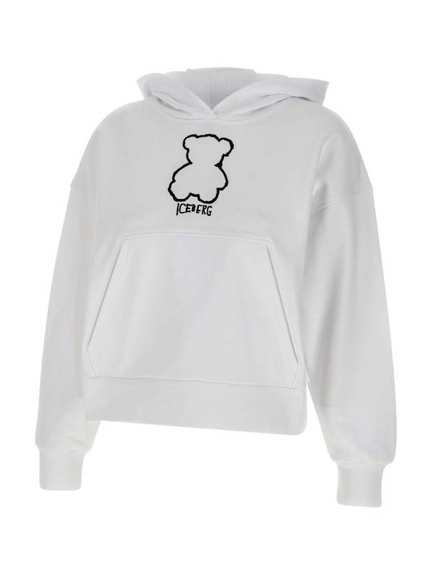 아이스버그 크롭핏 후드 티셔츠