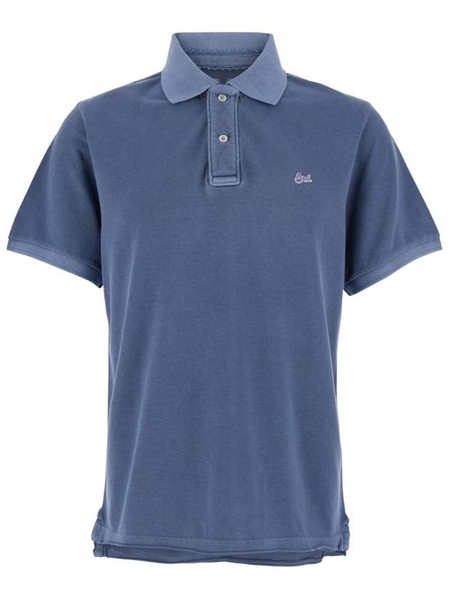 ERL 유니섹스 ERL 스크립트 폴로 티셔츠 니트 ERL10T004NAVY