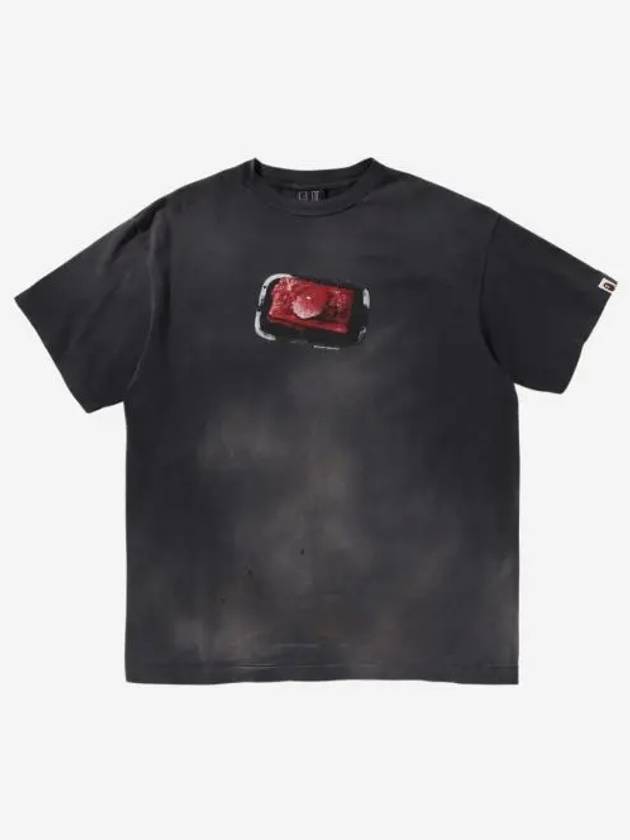 베이프 x 세인트 마이클 클럽 티셔츠 차콜 BAPE x Saint Mxxxxxx Club T Shirt Charcoal