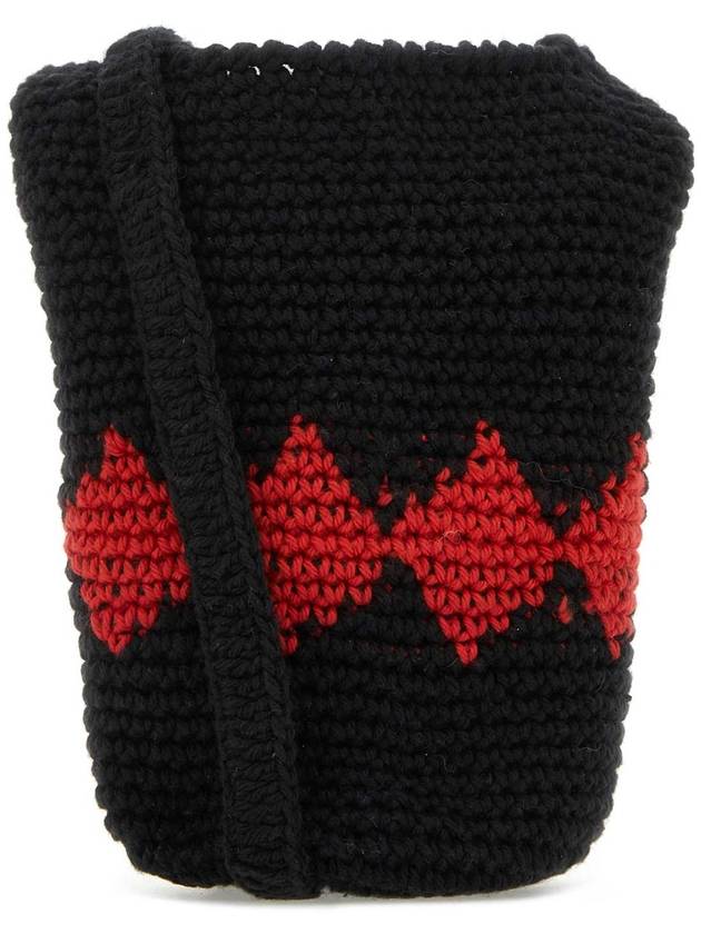 23FW 기마구아스 블랙 crochet Rombo 크로스바디 백 ROMBOBAG 블랙