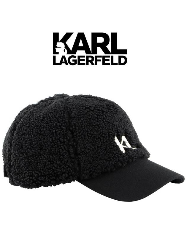 칼라거펠트 모자 KL 시어링 볼캡 226W3408