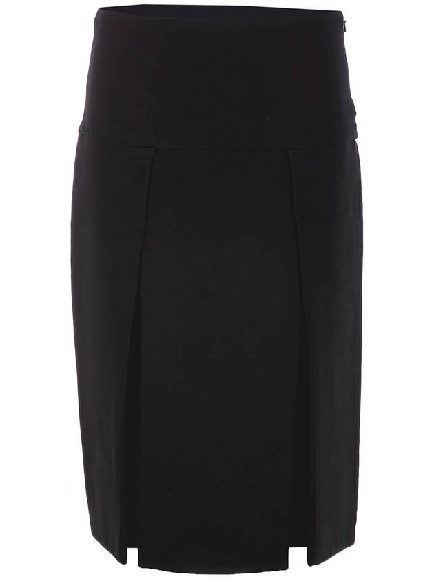Khaite Black Kidd Skirt