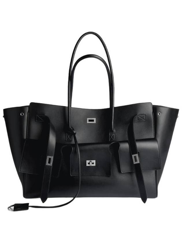 발렌시아가 벨 에어 캐리 올 백 라지 블랙 8258342ABAW1000