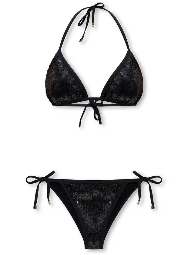 Balmain 시퀸 투피스 수영복 BKB9015500_001