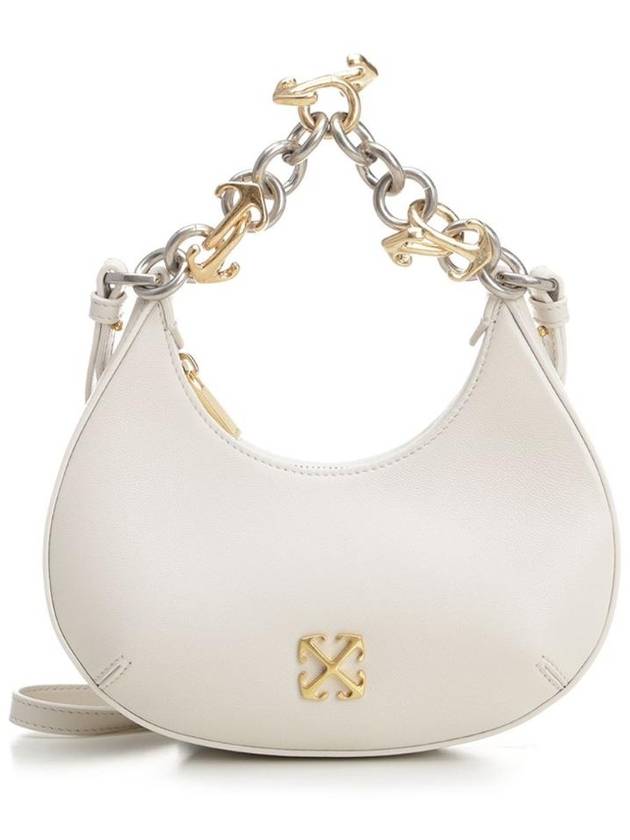 오프화이트 OWNN184C99LEA0010400 White Hemisphere shoulder bag