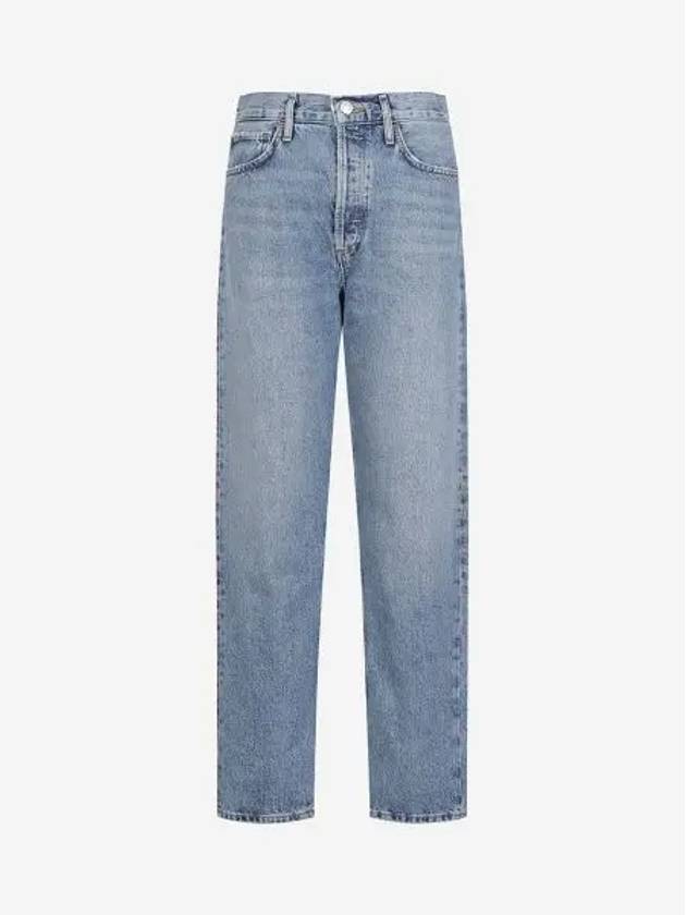 에이골디 우먼 90's 핀치 웨이스트 하이 라이즈 스트레이트 리지드 진 네비게이트 Agolde Women 90's Pinch Waist High Rise Straight Rigid Jean Navigate