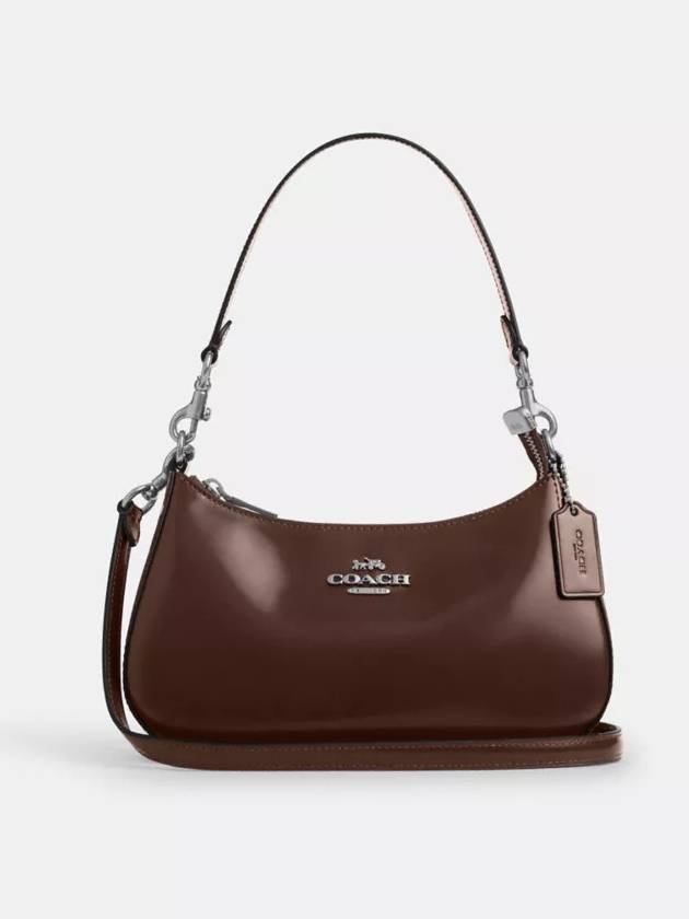 코치 테리 숄더백 Silver Maple