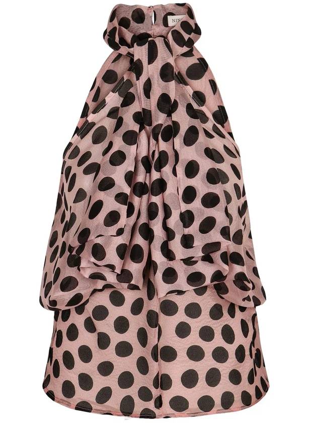 니나리치 폴카닷 프린트 드레스 25PCTO023SE1404_I2440