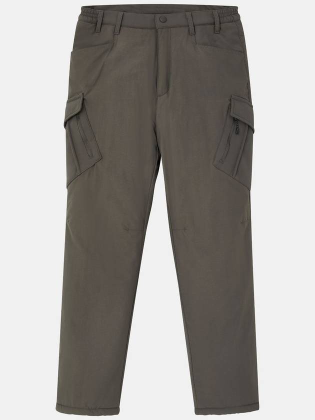 IKALOOK 남성 헤비 플리스 카고 워크 팬츠 BPT124