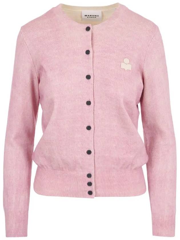 25F W CA0115FA C3L11E 02FP 이자벨마랑 MONA 울 코튼 페이드핑크 가디건