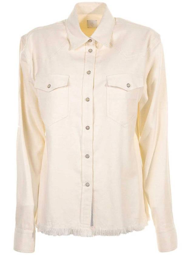 Eleventy Cotton Flannel Shirt