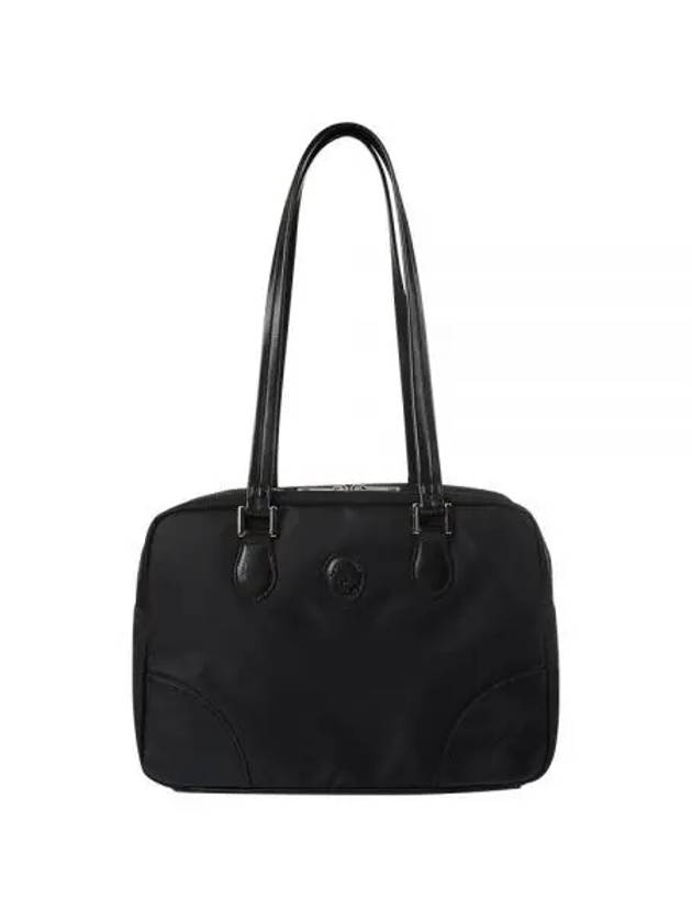 아노에틱 나일론 스퀘어 숄더 백 블랙 Anoetic Nylon Square Shoulder Bag Black