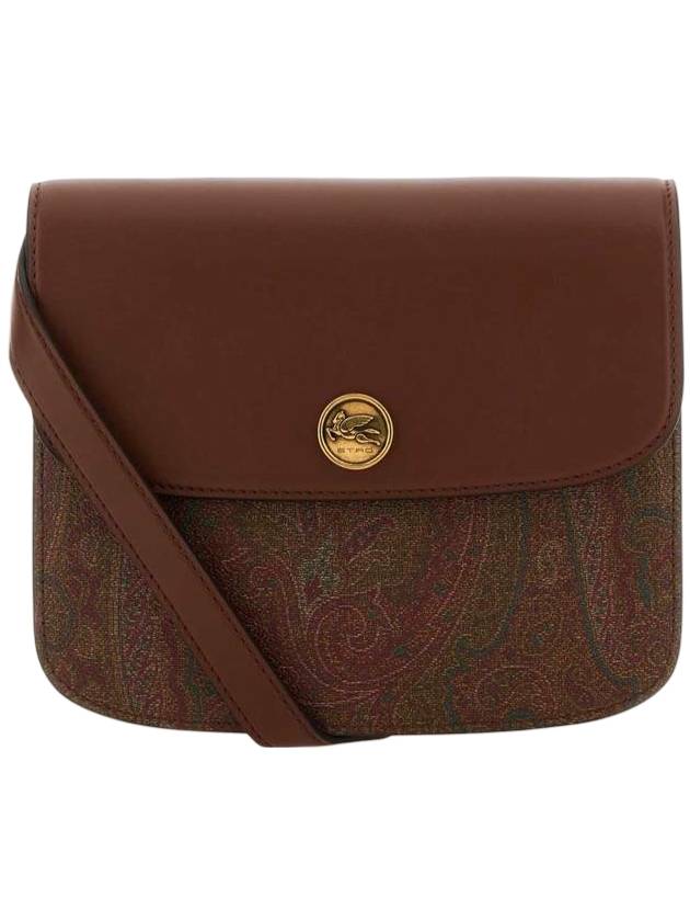 에트로 페이즐리 프린트 에센셜 크로스 백 브라운