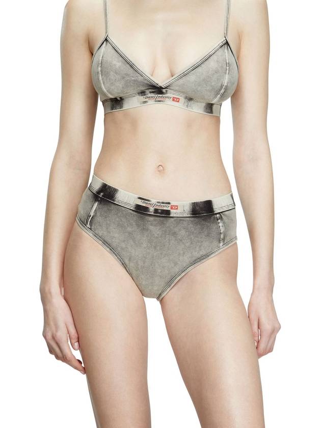 Diesel - Hipster briefs in denim-effect jersey - Panties - Woman - Grey