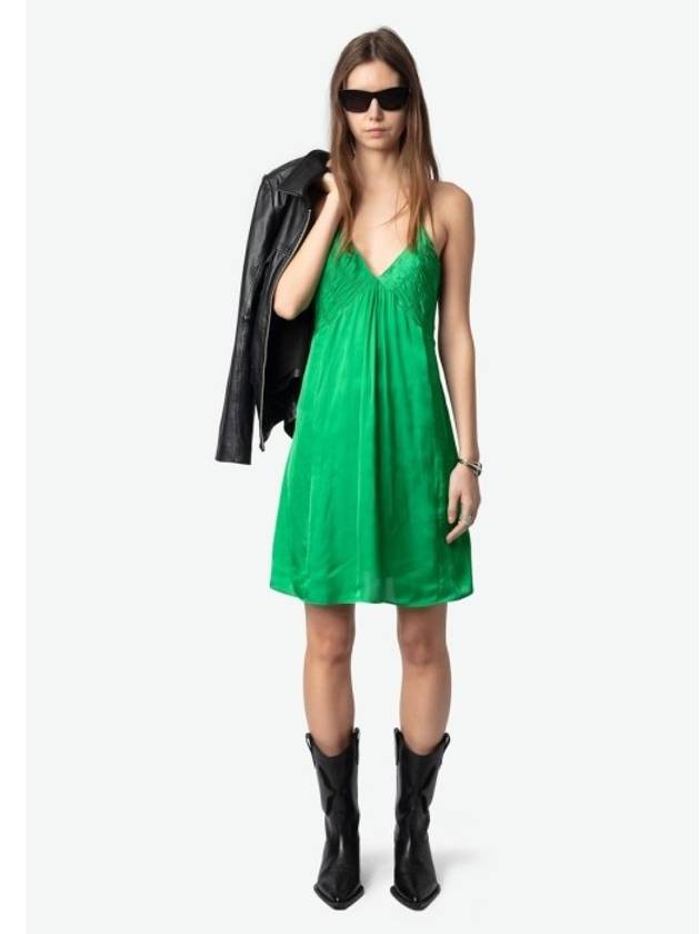 쟈딕앤볼테르 Rayonna 새틴 원피스 드레스