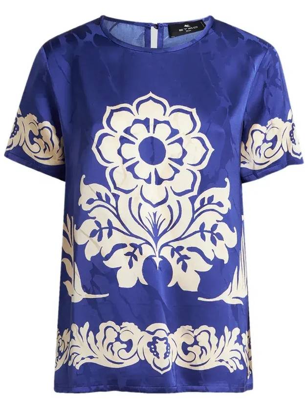 Etro 플로럴 프린트 크루넥 티셔츠 WRJA0025AK894_X0883