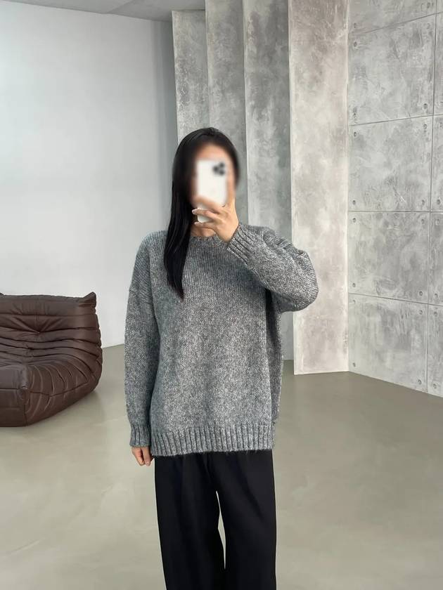 25SS 막스마라 ANTONY 모헤어 루렉스 스웨터 실버 251536