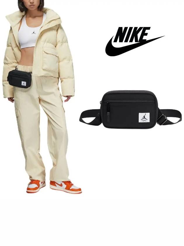 나이키 여성 조던 점프맨 미니 1L 카메라백 가방 블랙 심플 베이직 남여공용