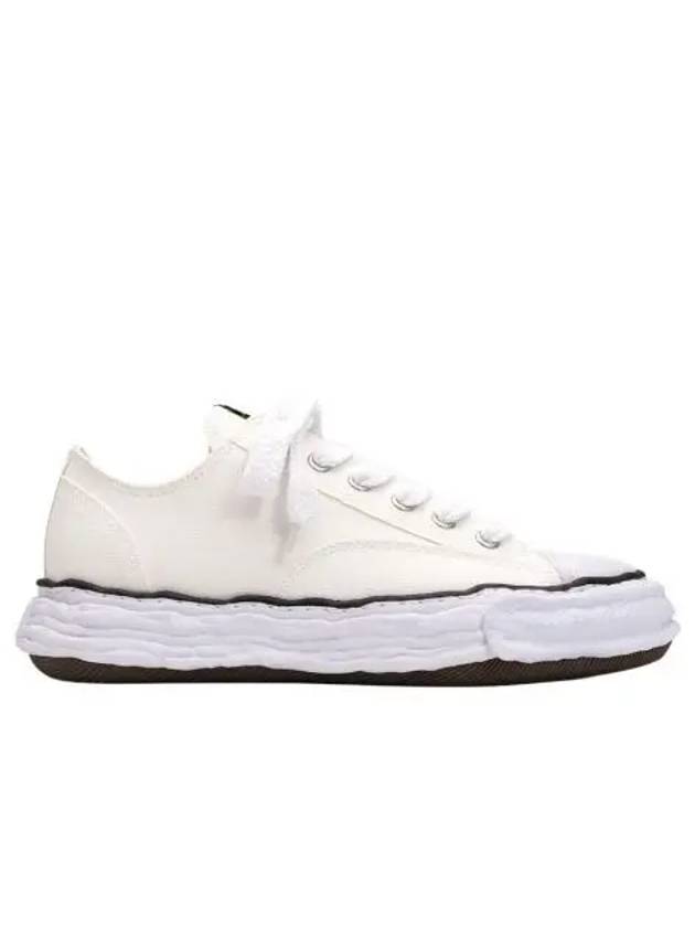 메종 미하라 야스히로 피터슨23 OG 솔 캔버스 로우탑 스니커즈 화이트 Maison Mihara Yasuhiro Peterson23 OG Sole Canvas Low top Sneakers White