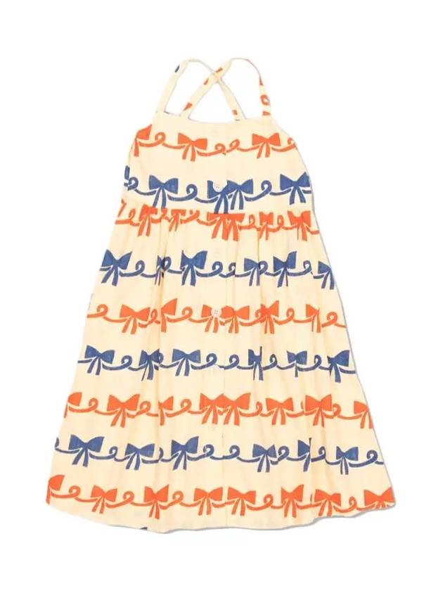 24SS 키즈 리본 보우 올오버 원피스 124AC130 700