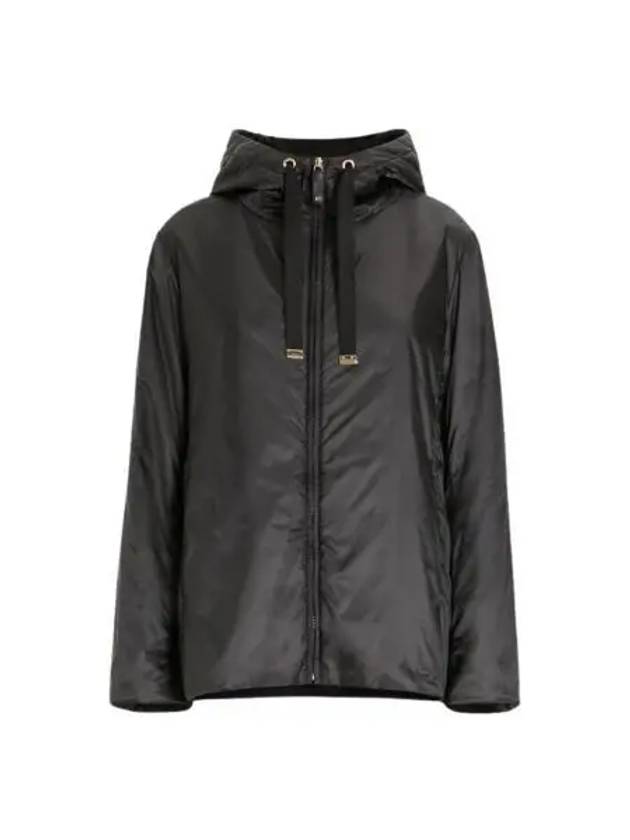 W 막스마라 더 큐브 그린에이치 트래블 자켓 방수 테크니컬 캔버스 블랙 W Max Mara The Cube Greenh Travel Jacket In Water Resistant Technical Canvas Black