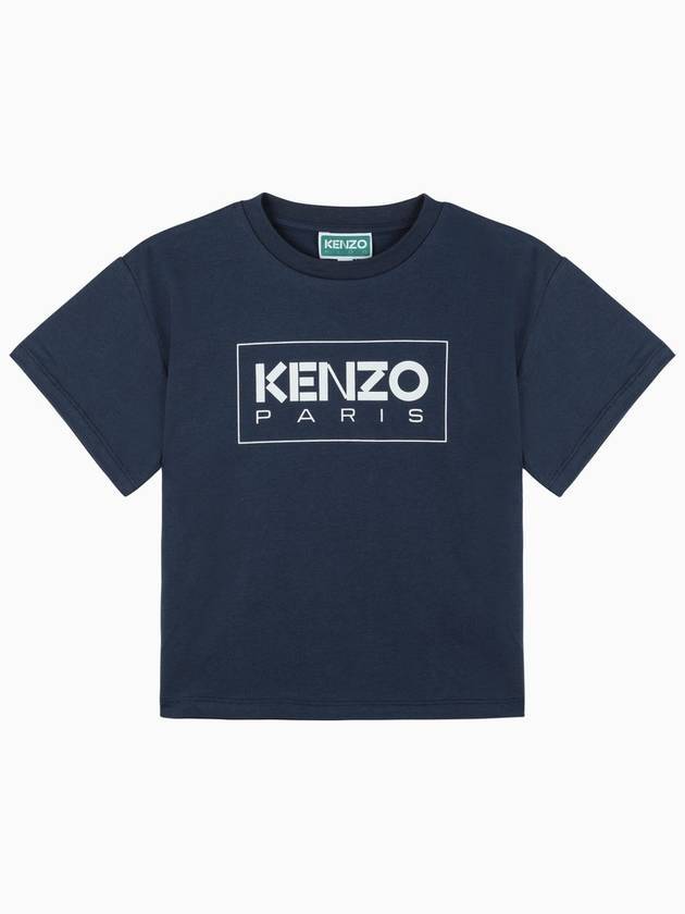 겐조 키즈 레귤러 반팔 티셔츠 네이비