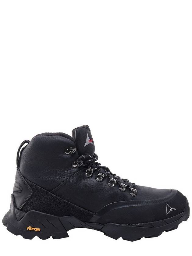 로아 라운드 토 레이스업 부츠