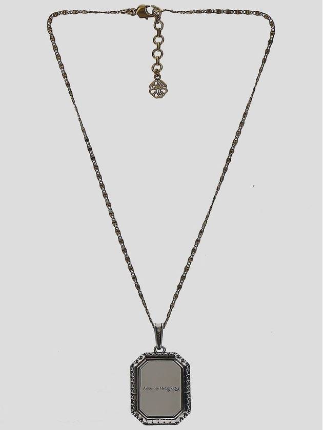 Alexander McQueen 육각 메달리온 목걸이