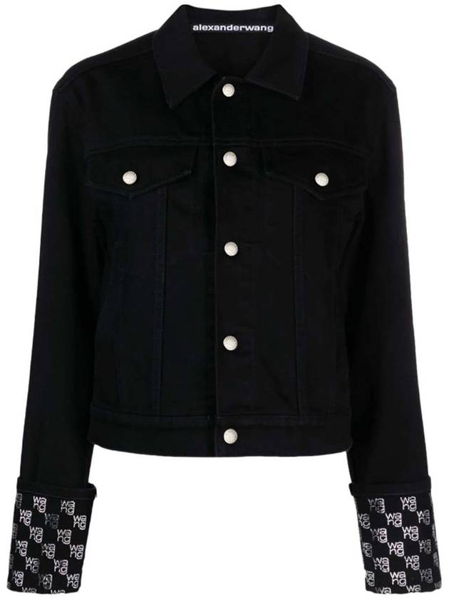Alexander Wang Black Cotton Denim Shirt