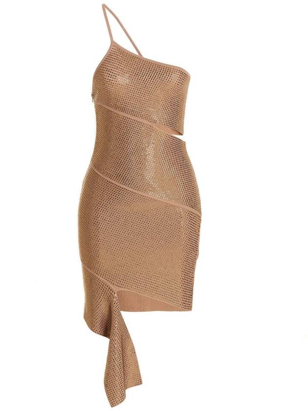 AndreADamo - Sequin one shoulder dress