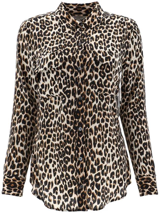 장비 애니멀 프린트 셔츠 Q588E231_NATURAL