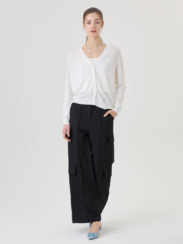 RS9seoul 24SS 하이웨이스트 와이드 카고 팬츠 High Waist Wide Leg Cargo Pants