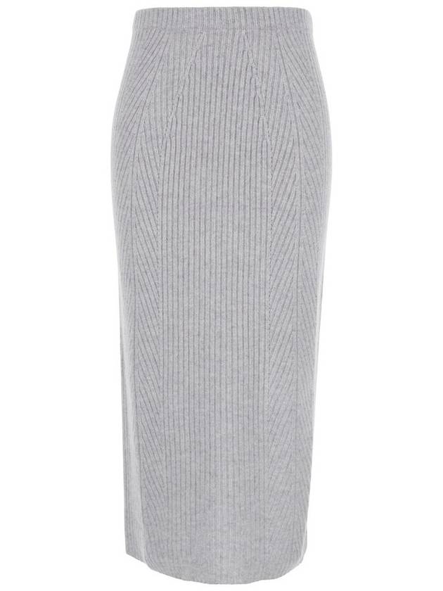 TWINSET 루렉스 미디 니트 스커트