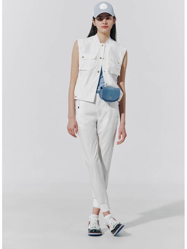 WINDBREAK JOGGER PANTS_OFF WHITE