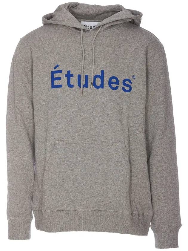 Etudes 로고 프린트 드로스트링 후디 C00ME250A02282_GREY