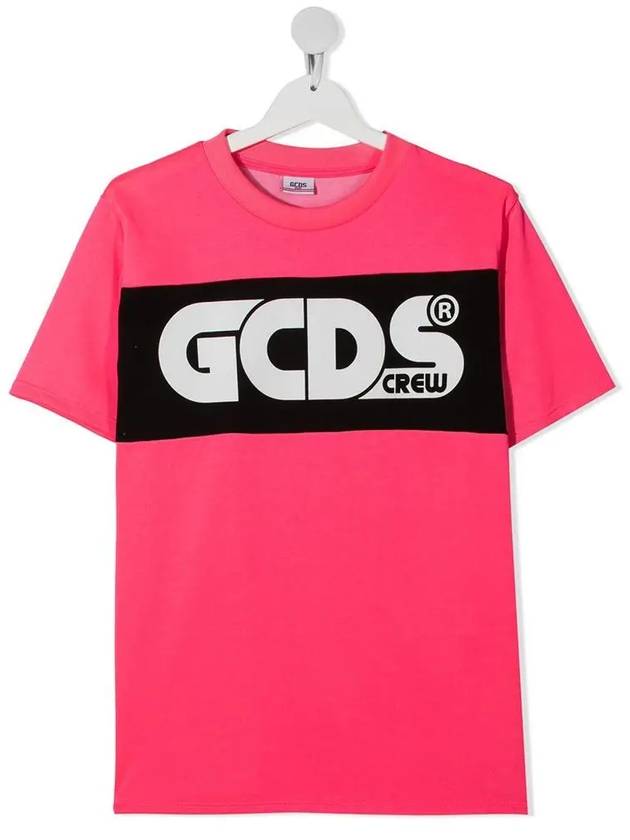 21SS 키즈 여성 스퀘어 프린트 티셔츠 027607FL 134