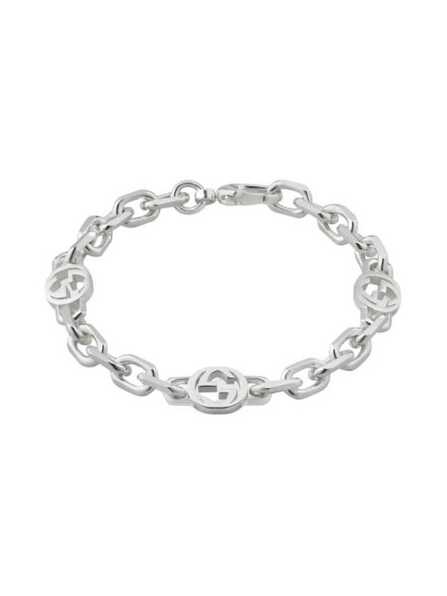 구찌 인터로킹 G 브레이슬릿 스털링 실버 620798 J8400 8106