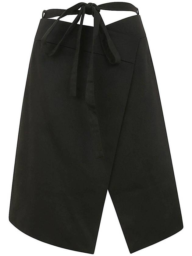 Patou Wrap midi skirt