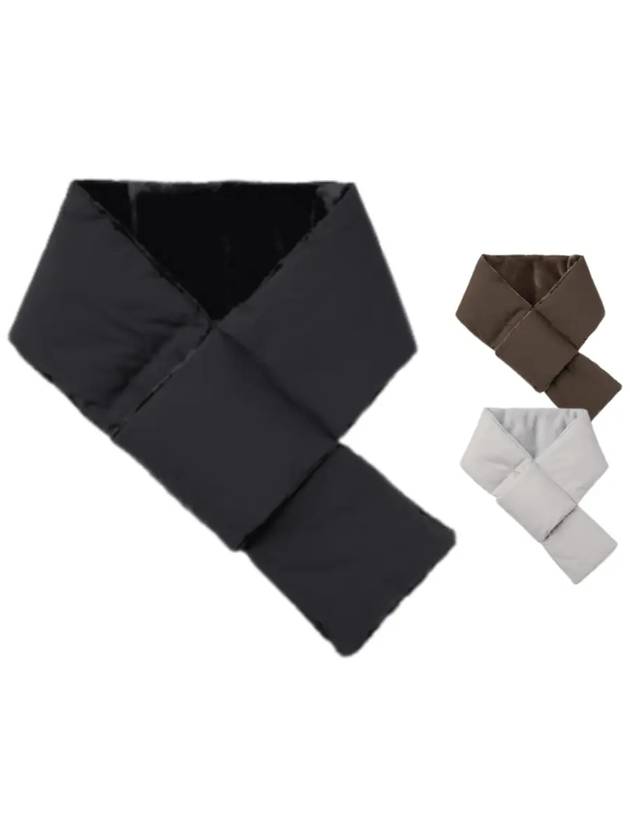 지유 목도리 히트 패딩 리버시블 머플러 351585