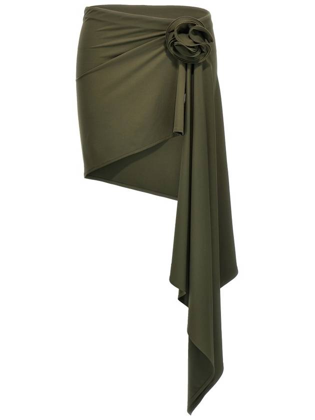 Magda Butrym 비대칭 드레이프 수영복 스커트