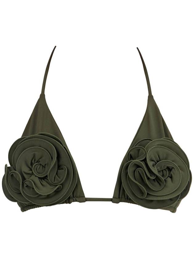 Floral Bikini Top With Vibrant