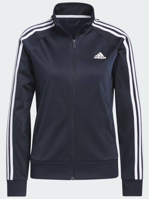 아디다스 여성 에센셜 웜업 슬림 트랙 자켓 Legend Ink